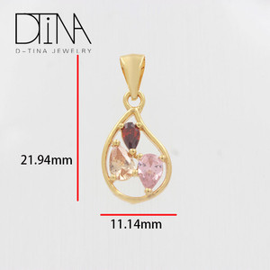 DTINA fornitore di gioielli a buon mercato All'ingrosso del pendente di modo di cristallo dei monili delle donne - Product Image 5