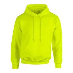 Männer leer Sicherheit grün Hoodie Neon Farbe Hoodie neongrün schwer Hoodie weich