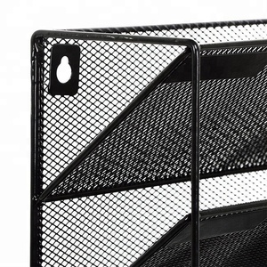 מחזיק מתלה ספרות רשת מתכת מחזיק מגזין - Product Image 3