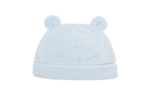Chapeau pour bébé nouveau-né en coton uni mignon, tissu en velours - Product Image 4