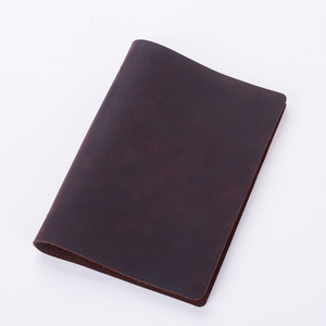 Diario de Cuero con Logotipo Grabado, Tapa de Cuero Auténtico de Vaca, Tamaño A5, Hojas Sueltas, Cuaderno de Bocetos - Product Image 2