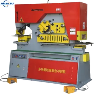 Q35Y Hydraulic Ironworker machine , hydraulic iron punching machine , plate notching machine