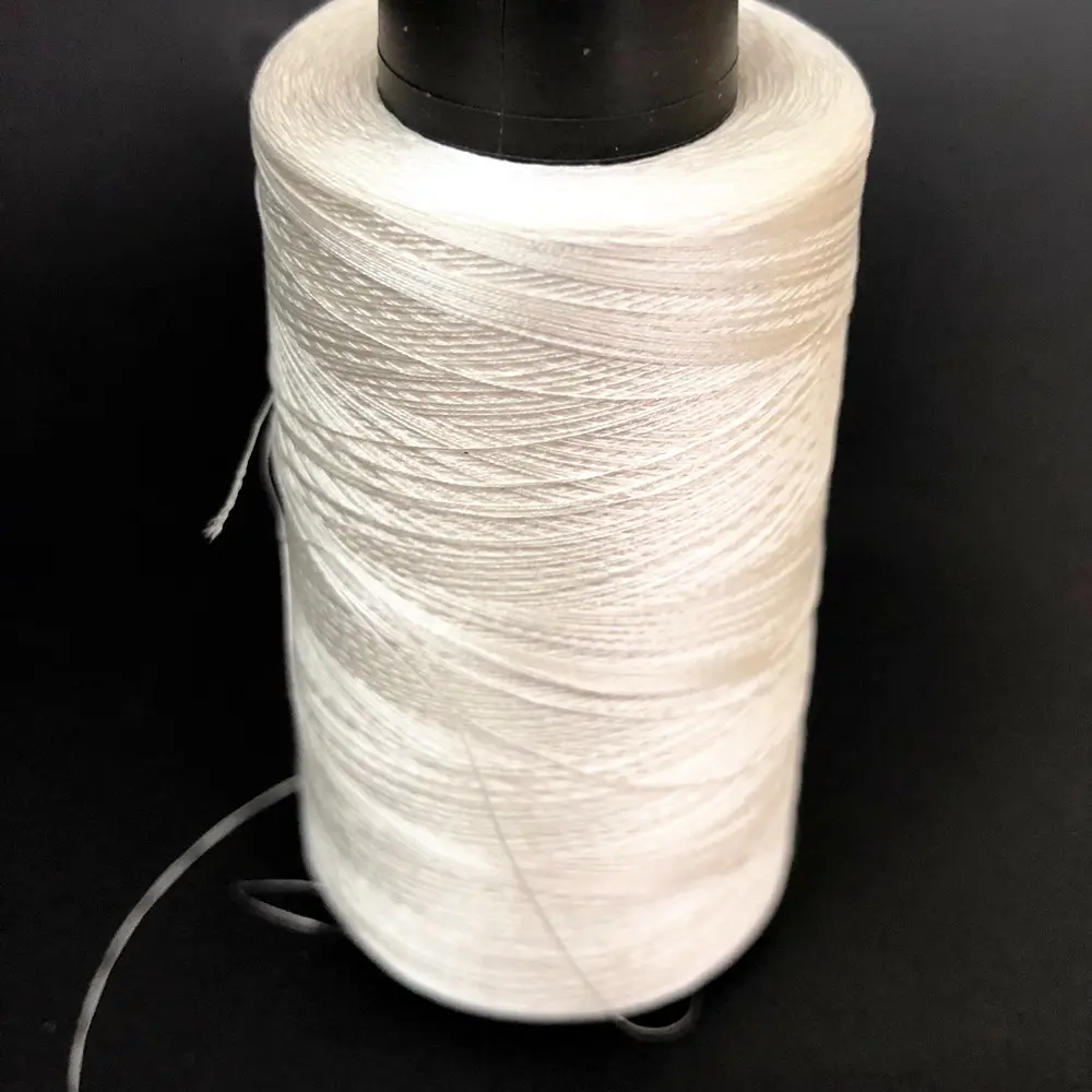 Fio de seda branca original 4*3 100g 100%, fio de seda para máquina de costura e bordado