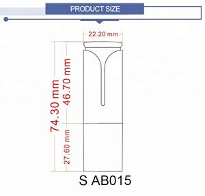 Контейнер для губной помады специальной формы и формы Косметическая упаковка футляр для губной помады пластиковый индивидуальный дизайн логотипа помады - Product Image 4