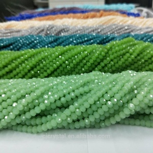 Perline in Vetro Rondelle di Cristallo da Fabbrica di Pujiang 2mm 3mm 4mm 6mm 8mm per la Creazione di Gioielli - Product Image 5