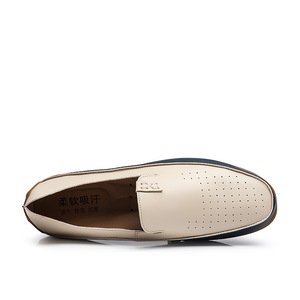 Mocassins de conduite en cuir souple pour hommes, chaussures plates, décontractées, nouveauté - Product Image 4