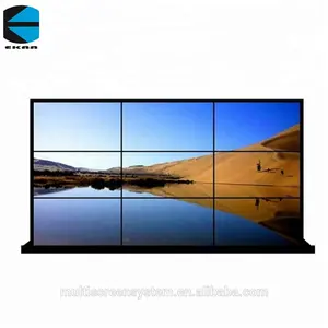 EKAA 55 inç x6 video ekran duvar montajı lcd ekran ekran kapalı dijital reklam ekranları plazma video duvar