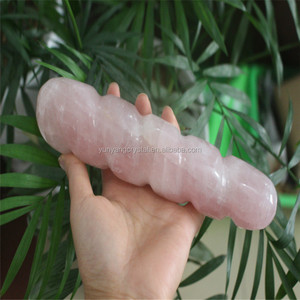 סיטונאי טבעי עלה קוורץ קריסטל יוני דילדו קריסטל דילדו - Product Image 6