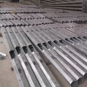 Galvanized Steel Power Pole