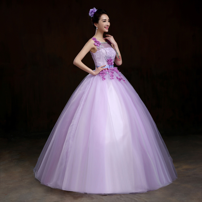Simple Dream Dress Ball Gown Purple - Perfect for Maternity