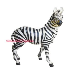 Diseño personalizado resina artesanía arte escultura al aire libre jardín calle paisaje decoración Pascua Animal <span class=keywords><strong>cebra</strong></span> estatua pintura técnica - Product Image 3