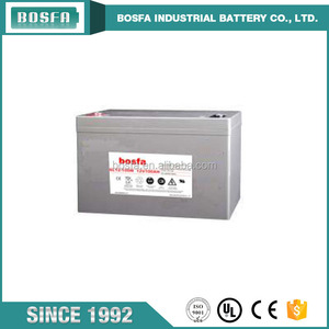 Batería de larga duración 12v100 amp batería agm de ciclo profundo de plomo ácido de batería guardia - Product Image 1