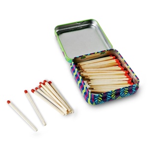 Boîte d'allumettes en étain, 10 pièces, emballage bon marché - Product Image 6