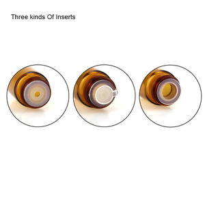 Mini <span class=keywords><strong>bouteille</strong></span> de flacon de gaz brun ambré 1ml 2ml 3ml 5ml 10ml avec bouchon d'insertion de <span class=keywords><strong>goutteur</strong></span> bouchon à vis pour test d'échantillon liquide d'huile essentielle - Product Image 2