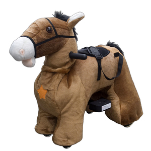 इलेक्ट्रॉनिक पशु टट्टू घोड़ा कार पर बच्चे की सवारी - Product Image 2