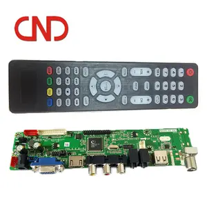 CND 제공 풀 HD 1080p LCD LED TV 컨트롤러 보드 원격 제어