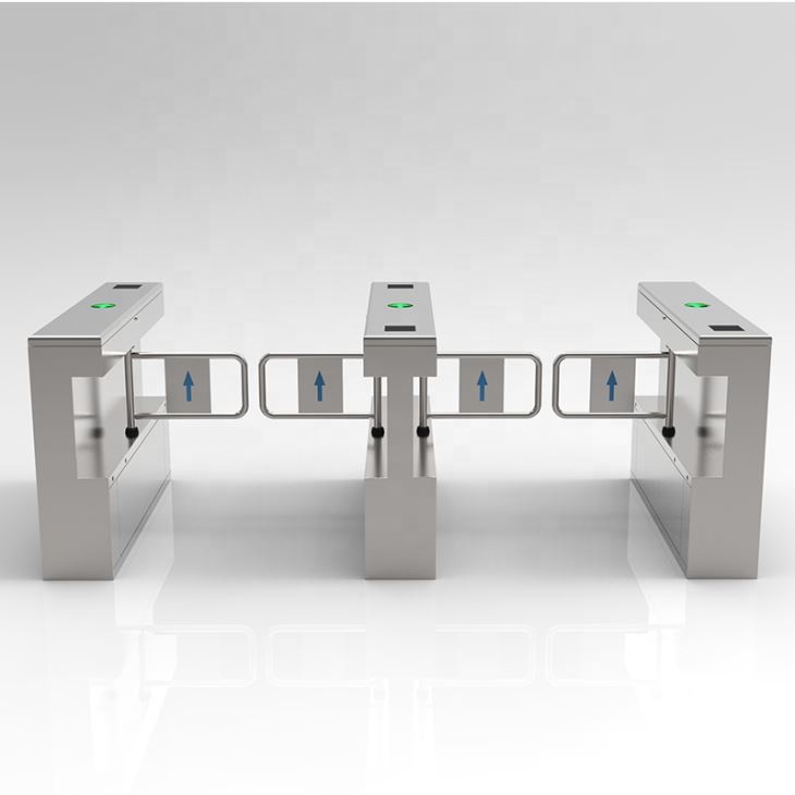 Горячая продажа безопасности контроля доступа ворота из нержавеющей стали авто качели ворота барьер для супермаркета
