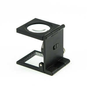 <span class=keywords><strong>10X</strong></span> Linnen Test Draad Tellen Loepen Vouwen Vergrootglas Metalen Optische Glas Linnen <span class=keywords><strong>Tester</strong></span> TH9005A - Product Image 5