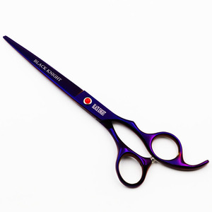 BLACK KNIGHT Kéo Làm Tóc Chuyên Nghiệp 7 Inch Cắt Barber Shears Kéo Pet Phong Cách Màu Tím - Product Image 1