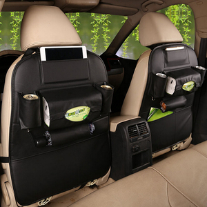 PU En Cuir Voiture Banquette Arrière Organisateur Sac De Rangement Usine Directement En Gros Lot De 2 avec 6 Couleurs Disponibles Organisateur de Siège Arrière OEM - Product Image 3