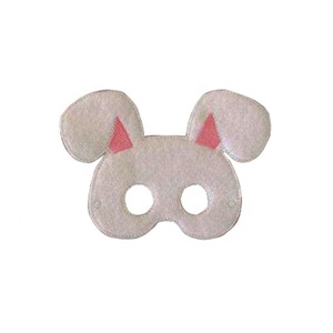 MÁSCARA FACIAL DE FILO DE TELA CON FORMA DE CONEJO DE PASCUA - Product Image 1