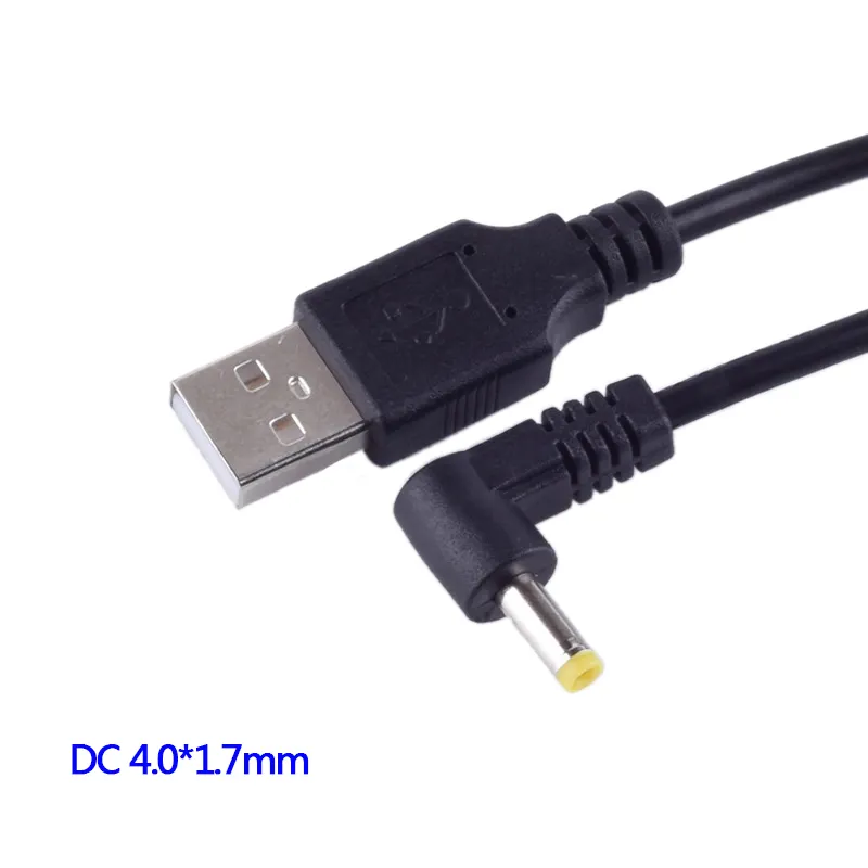 USB 2.0 A Maschio A 4.0x1.7mm 4 millimetri Spina Jack Barile 5V DC Cavo di Alimentazione adattatore del Caricatore del Cavo 4.0*1.7 millimetri