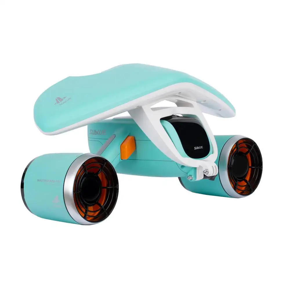 Camoro melhor scooter de água duplo, thrust subaquático scooter, mergulho, piscina para adultos, crianças, brincar da água, feliz