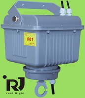 Lève-charge industriel 15 kg IP54 15 m avec télécommande pour éclairage d'entrepôt et d'usine, lève-charge pour éclairage haute baie, lève-charge pour éclairage