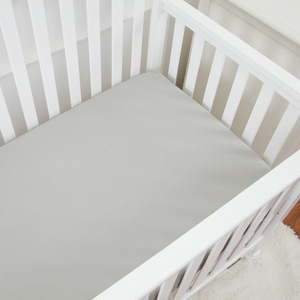 Color Gris bebé 100% algodón <span class=keywords><strong>franela</strong></span> equipado sábana de <span class=keywords><strong>cuna</strong></span> - Product Image 4