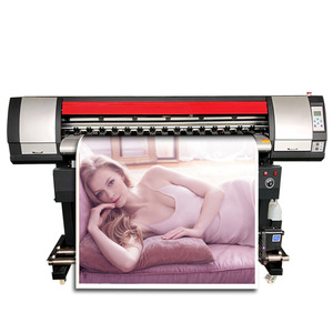 Imprimante éco-solvant <span class=keywords><strong>64</strong></span> pouces, imprimante de stickers en PVC, traceur, résolution 1440, tête d'impression Xp600, machine d'impression flexible - Product Image 1
