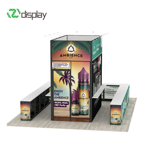 Dễ dàng lắp ráp 20x20 6x6 cụ thể đảo Modular di động triển lãm thương mại hiển thị gian hàng đứng với Cửa & lưu trữ - Product Image 2