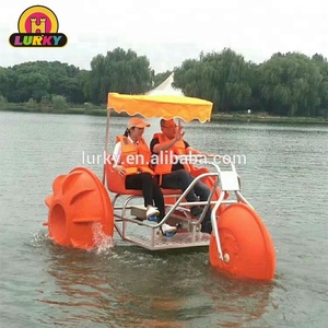 Sepeda Air Roda Tiga untuk Hiburan Keluarga, Olahraga Air, dengan 3 Roda Besar, Rak Aluminium Tahan Air, Dijual - Product Image 3