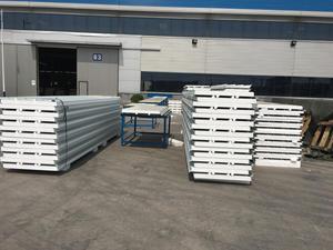 <span class=keywords><strong>Prefab</strong></span> nhà 50mm Độ dày tường và mái <span class=keywords><strong>EPS</strong></span> Tấm bánh sandwich - Product Image 5