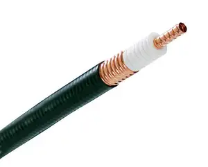 Standard Air Dielectric Coaxial Cable, Corrugated Copper, Black PE Jacket Air Cable