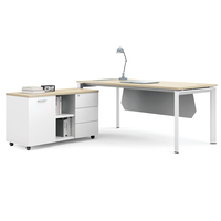 Table de bureau moderne en forme de L, meuble de Design
