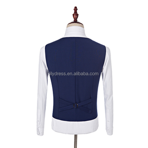 Abiti da <span class=keywords><strong>Uomo</strong></span> su Misura 2022 per Testimoni dello Sposo, Smoking <span class=keywords><strong>Bianco</strong></span> con Risvolto a Scialle, Completo Blu da Matrimonio per <span class=keywords><strong>Uomo</strong></span>, <span class=keywords><strong>Blazer</strong></span> per Testimone (Giacca+Pantaloni+Gilet+Papillon) - Product Image 6