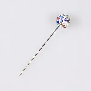 925 Sterling Silver CZ Safety Pin, Brooch, Saree Pin, Hijab Pin, Dupatta  Pin #5