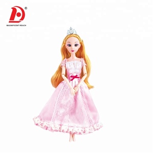 HUADA all'ingrosso EN71 <span class=keywords><strong>bambola</strong></span> da <span class=keywords><strong>principessa</strong></span> 11.5 con casa delle bambole e mobili per il regalo per bambini - Product Image 2