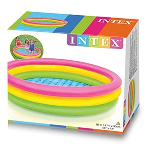 <span class=keywords><strong>Piscine</strong></span> gonflable INTEX 57422 pour enfants, design arc-en-ciel à 3 anneaux - Product Image 6