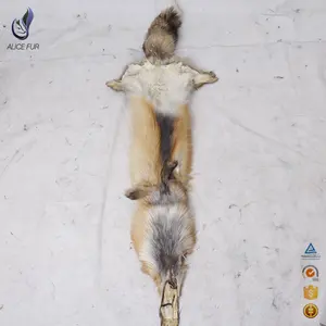 Hochwertige gegerbte Fuchs pelzhaut echte echte natürliche Rotfuchs felle mit Großhandels preis