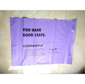 Personalizzato guarnizione di auto di Plastica viola Sacchetto della posta Corriere/espresso con il vostro logo - Product Image 4