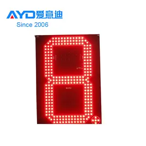 Factory Price Single Electric LED Digit Board 7 Segment LED Display Gas Station LED Price Changers Electric LED Panel
