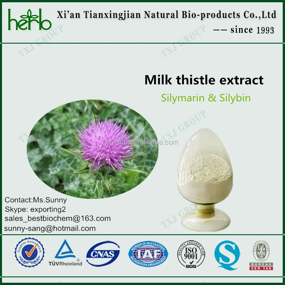 Fattori naturali milk thistle extract 80 silimarina