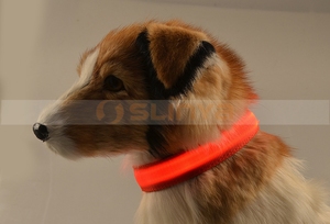 ปลอกคอนิรภัยสำหรับสัตว์เลี้ยงมีไฟ LED ไนลอนเรืองแสงในที่มืดสำหรับสุนัข - Product Image 2