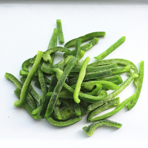 BRC Certifié Vert Surgelé IQF Poivron doux Bandes - Product Image 1