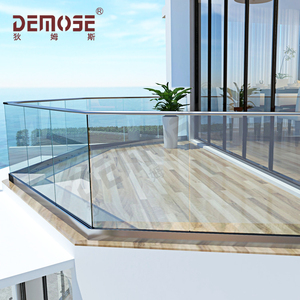 <span class=keywords><strong>Balustrade</strong></span> en <span class=keywords><strong>verre</strong></span> et aluminium pour terrasses de villas, garde-corps en <span class=keywords><strong>verre</strong></span> à base en U - Product Image 1