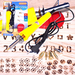 Juego de herramientas de leña profesional de 5 puntas, herramienta de dibujo a mano diy para Rusia, enchufe europeo de 220V - Product Image 3