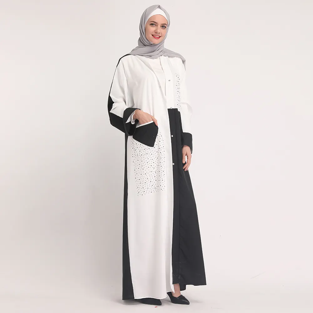 2019 new arrival nhà máy giá dubai thêu abaya