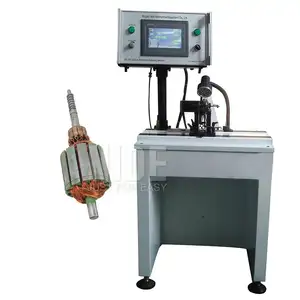 professional table fan electric motor armature rotor balancing tesing machine with Belt Drive