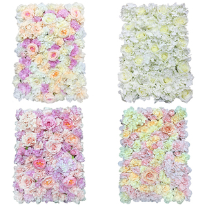40*60 سنتيمتر العلامة التجارية الجديدة حفل زفاف خلفية العاج كوبية روز زهرة جدار زهر صناعي - Product Image 2